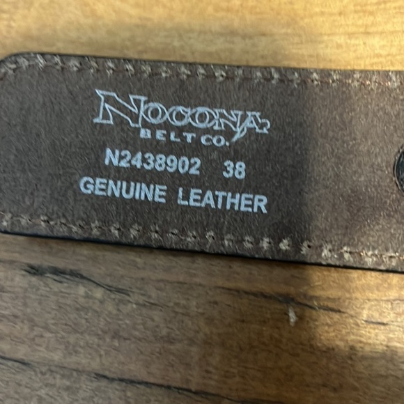 NOCONA genuine leather western belt, size 38. main image 5